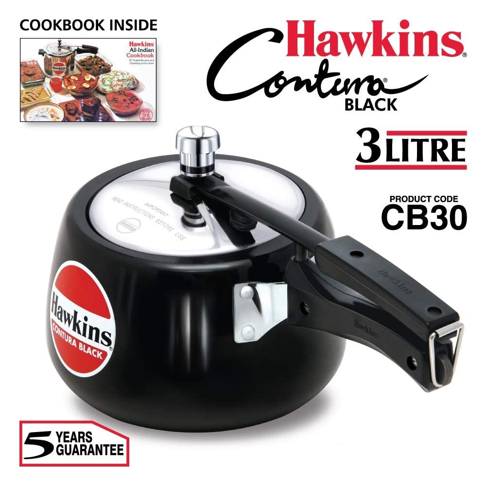 Hawkins Contura Hard Anodised Aluminium1 - The Best Pressure Cookers - Shop Guru Kitchen