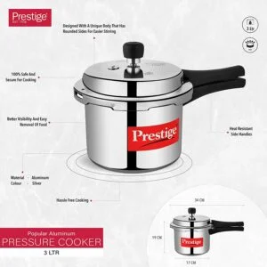 Prestige Cooker Popular5 - The Best Pressure Cookers - Shop Guru Kitchen