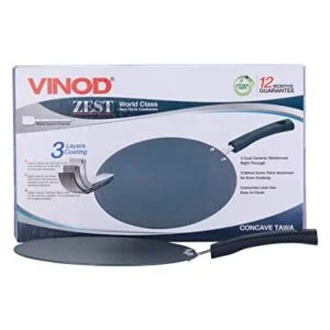 Vinod Zest 290mm Nonstick Concave Tawa